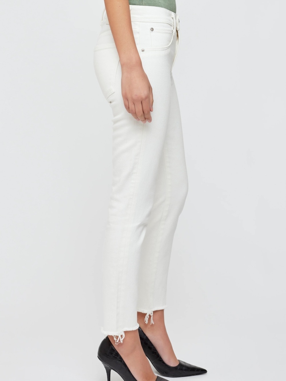 Moussy Vintage Velma White Skinny Distressed Jeans Womens Sz. 25